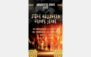 STAGE JEUNE HALLOWEEN 