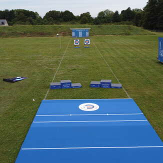 Photo aérienne du Championnat de France 2024